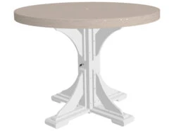 LuxCraft Recycled Plastic 48 Round Counter Height Table With Umbrella Hole 21 LuxCraft Recycled Plastic 48 Round Counter Height Table With Umbrella Hole -Patio Vibe Store LUXP4RTCOUNTER4 zm