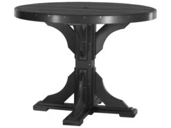 LuxCraft Recycled Plastic 48 Round Counter Height Table With Umbrella Hole 22 LuxCraft Recycled Plastic 48 Round Counter Height Table With Umbrella Hole -Patio Vibe Store LUXP4RTCOUNTER5 zm