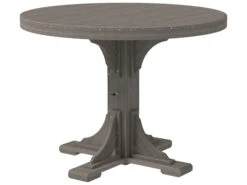 LuxCraft Recycled Plastic 48 Round Counter Height Table With Umbrella Hole 25 LuxCraft Recycled Plastic 48 Round Counter Height Table With Umbrella Hole -Patio Vibe Store LUXP4RTCOUNTER8 zm