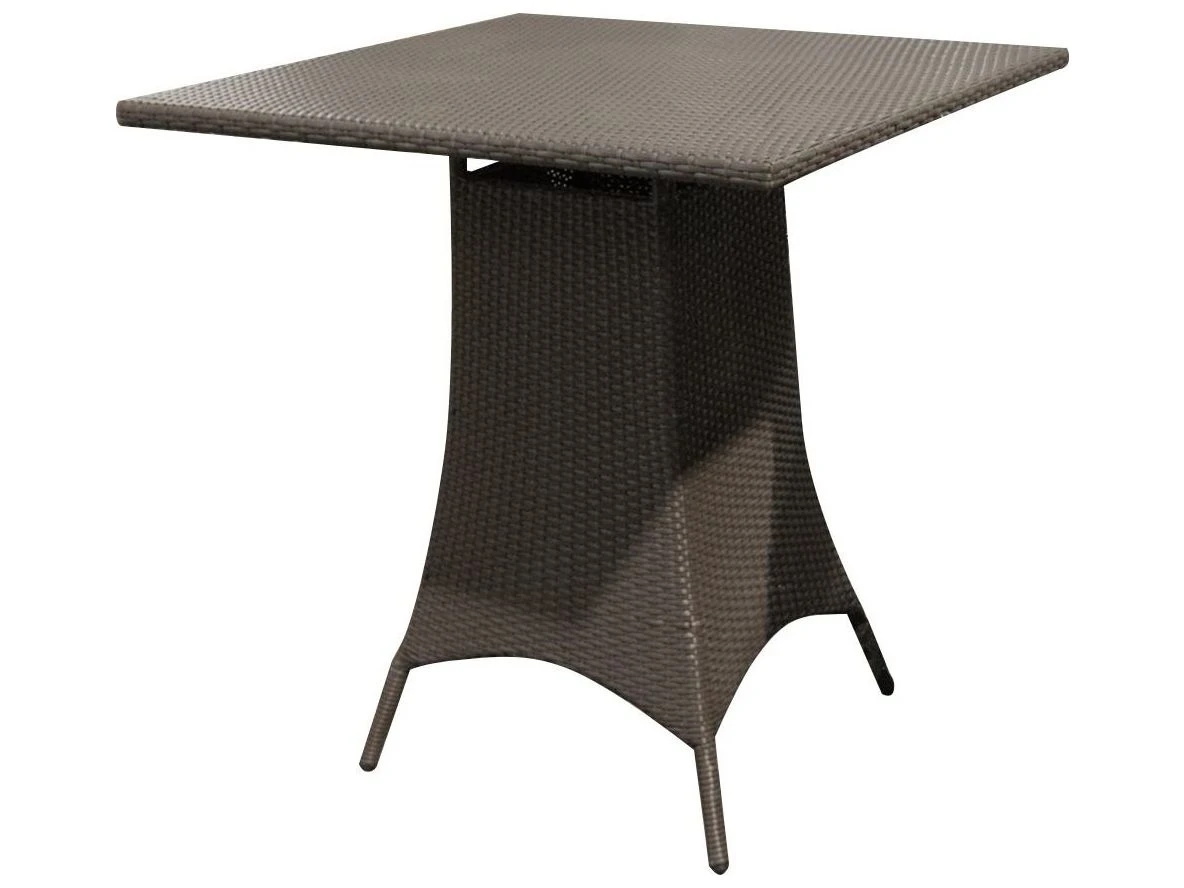 Forever Patio Universal Wicker Universal 36'' Square Glass Top Counter Table 3 Forever Patio Universal Wicker Universal 36'' Square Glass Top Counter Table - Image 3