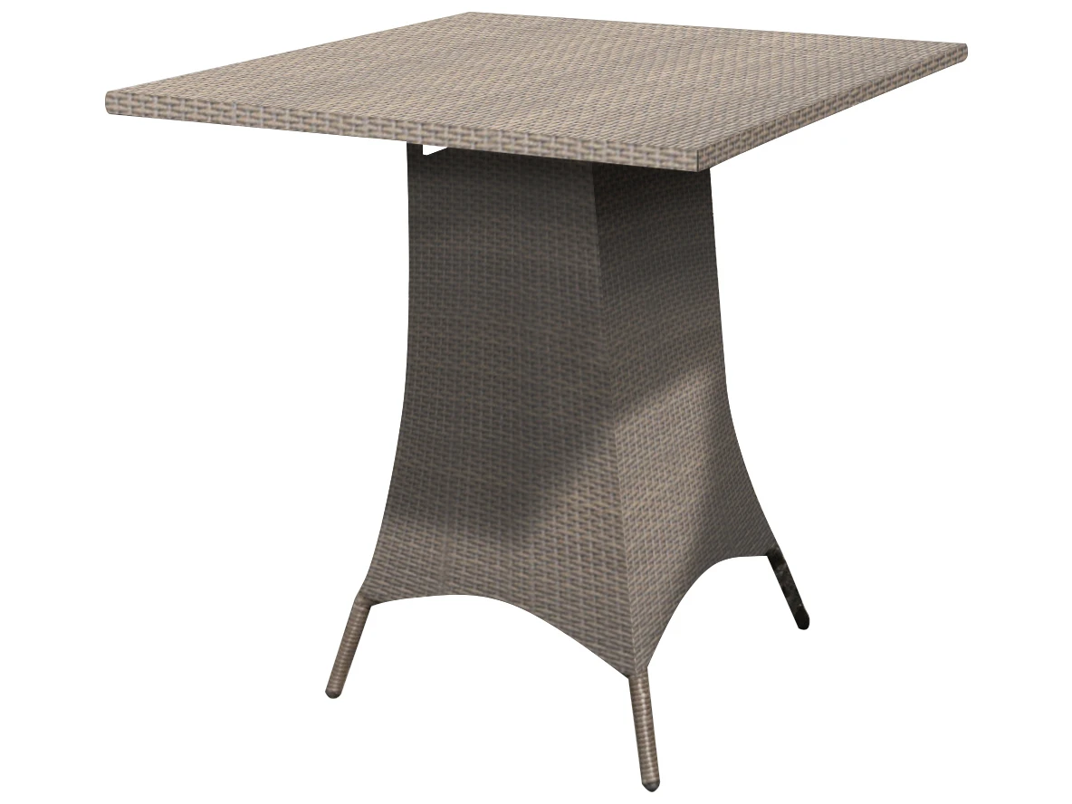 Forever Patio Universal Wicker Universal 36'' Square Glass Top Counter Table 5 Forever Patio Universal Wicker Universal 36'' Square Glass Top Counter Table - Image 5