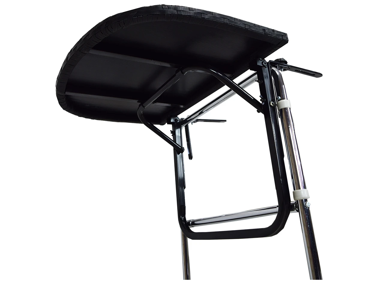 Oakland Living Black Wicker Counter Table With Adjustable Clamps 11 Oakland Living Black Wicker Counter Table With Adjustable Clamps - Image 11