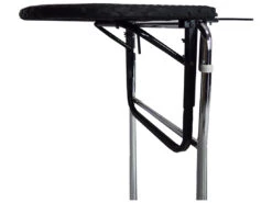Oakland Living Black Wicker Counter Table With Adjustable Clamps