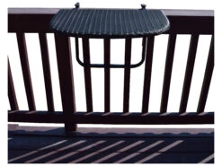 Oakland Living Black Wicker Counter Table With Adjustable Clamps 17 Oakland Living Black Wicker Counter Table With Adjustable Clamps -Patio Vibe Store OL52BALCONYTABLEBK7 zm