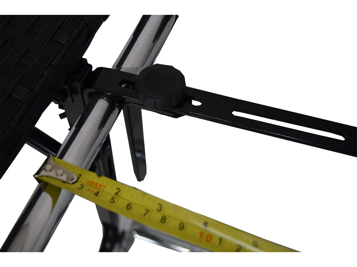 Oakland Living Black Wicker Counter Table With Adjustable Clamps 9 Oakland Living Black Wicker Counter Table With Adjustable Clamps - Image 9