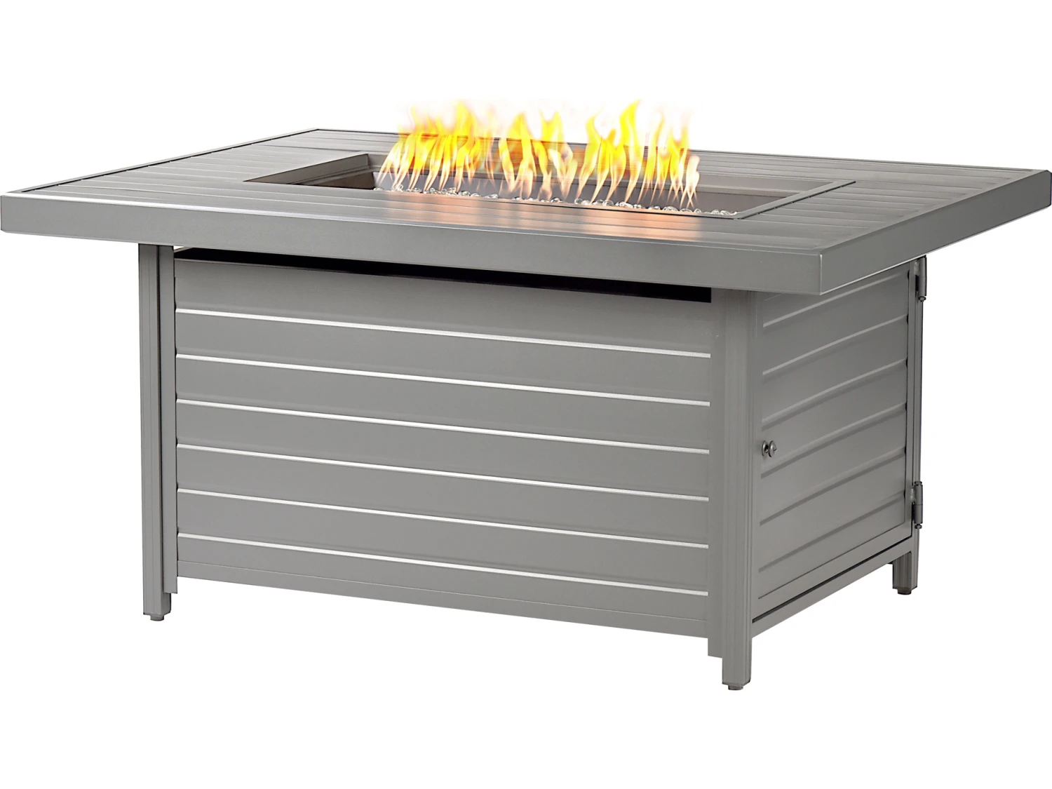 Oakland Living Rectangular 48 In. X 36 In. Aluminum Propane Fire Pit Table 1 Oakland Living Rectangular 48 In. X 36 In. Aluminum Propane Fire Pit Table