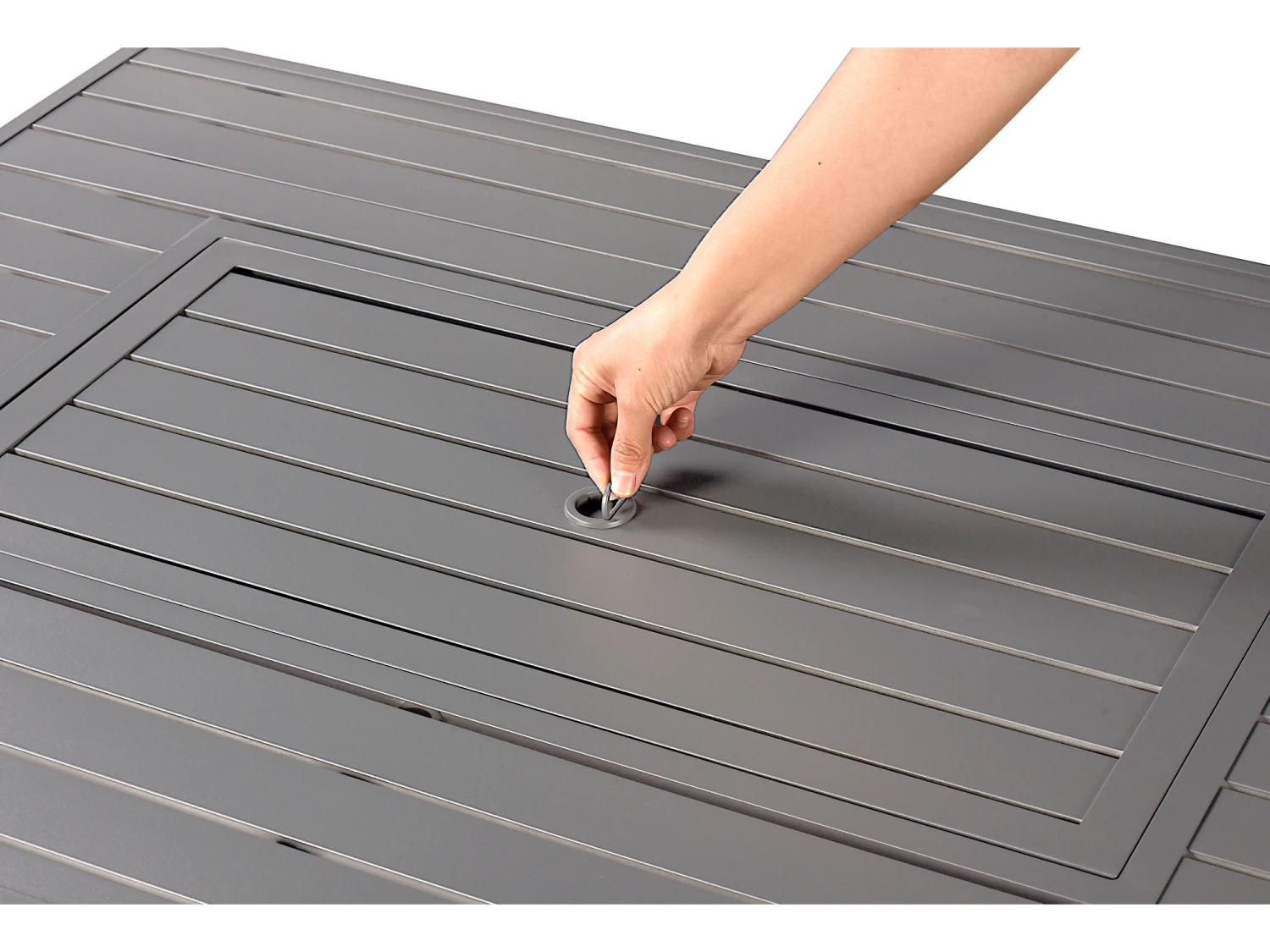 Oakland Living Rectangular 48 In. X 36 In. Aluminum Propane Fire Pit Table 5 Oakland Living Rectangular 48 In. X 36 In. Aluminum Propane Fire Pit Table - Image 5