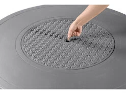 Oakland Living Round 44 In. X 44 In. Aluminum Propane Fire Pit Table With Glass Beads 13 Oakland Living Round 44 In. X 44 In. Aluminum Propane Fire Pit Table With Glass Beads -Patio Vibe Store OLCLIFFFPTGY5 zm