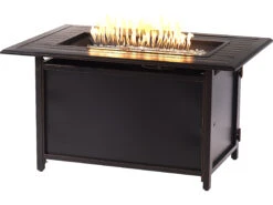 Oakland Living Rectangular 46 In. X 31 In. Aluminum Propane Fire Pit Table