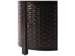 Oakland Living Aluminum 34 In. Round Propane Fire Table With Fire Beads -Patio Vibe Store OLROMEROFPTAC6 zm