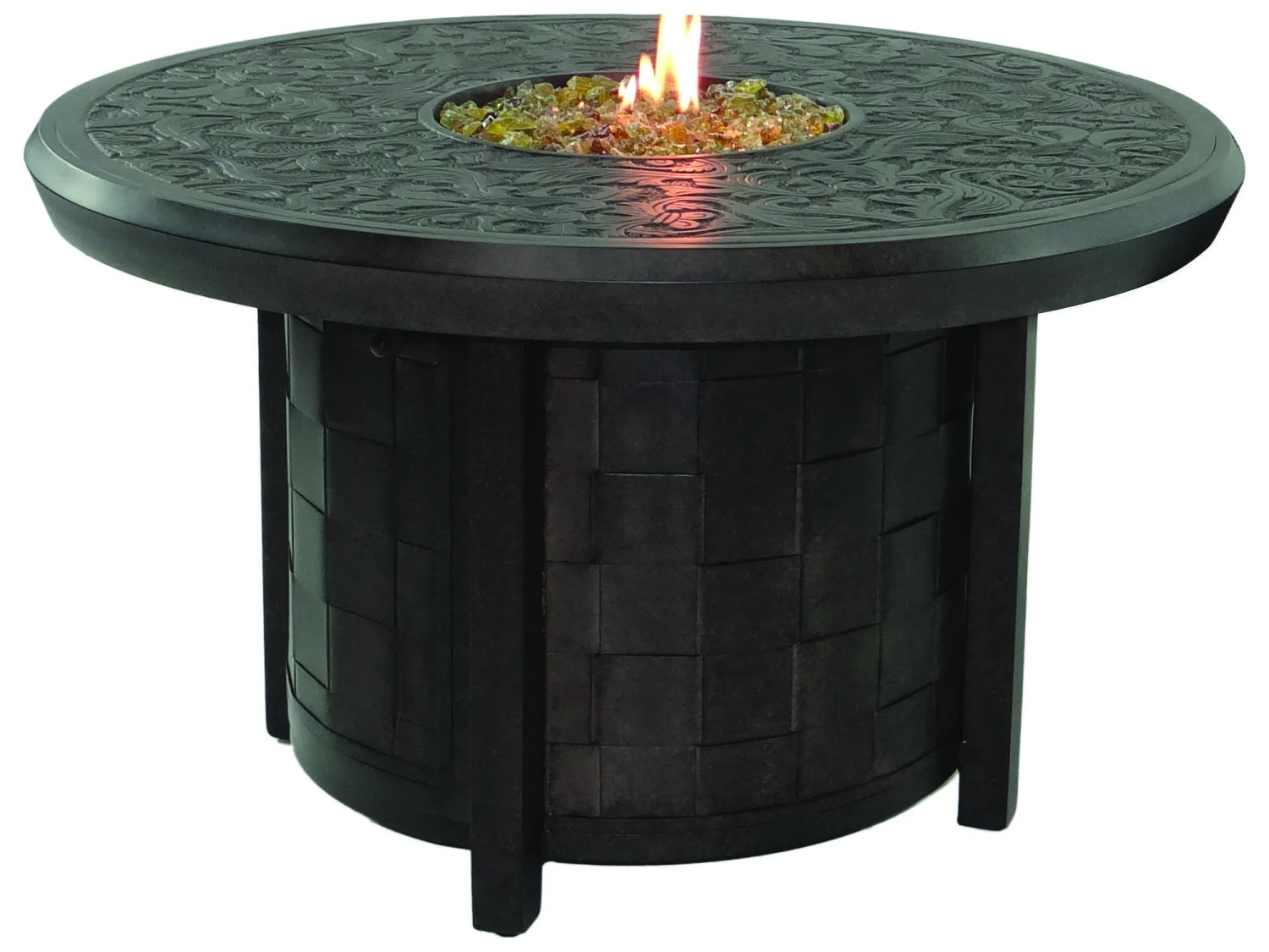 Castelle Classical Cast Aluminum 40 Round Firepit With Lid 2 Castelle Classical Cast Aluminum 40 Round Firepit With Lid - Image 2