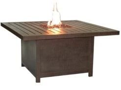 Castelle Moderna Cast Aluminum 44 Square Coffee Table W/ Firepit And Lid 5 Castelle Moderna Cast Aluminum 44 Square Coffee Table W/ Firepit And Lid -Patio Vibe Store PFPSF42WL1 zm