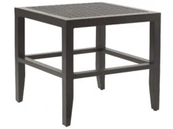 Castelle Classical Cast Aluminum 20W - 23.5W Square Side Table -Patio Vibe Store PFSSS201 zm