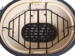 Primo Two Piece Heat Deflector Rack/Drip Pan Rack For Oval Large 300 -Patio Vibe Store PMPG003161 zm