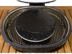Primo 12'' Glazed Ceramic Baking Stone For Oval XL 400 | Oval LG 300 | Oval JR 200 | Kamado -Patio Vibe Store PMPG003403 zm