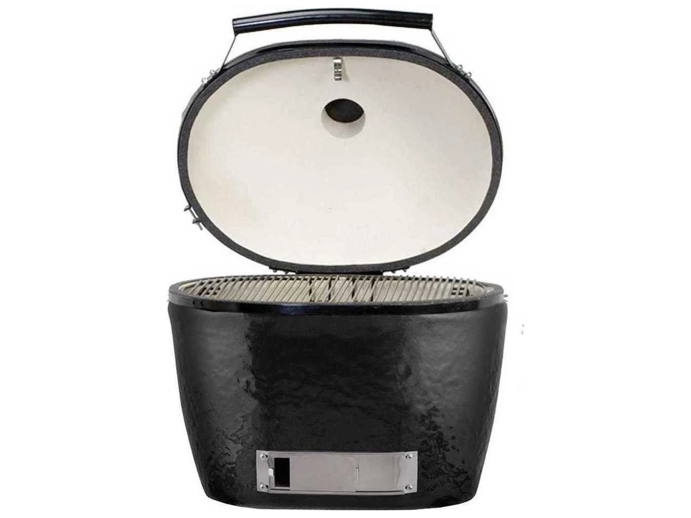 Primo Oval Large Charcoal Grill With Stainless Steel Cart 4 Primo Oval Large Charcoal Grill With Stainless Steel Cart - Image 4