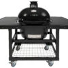Primo Oval XL Jack Daniels Edition Charcoal Grill With Cart And Island Top