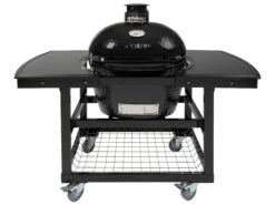 Primo Oval XL Jack Daniels Edition Charcoal Grill With Cart And Island Top
