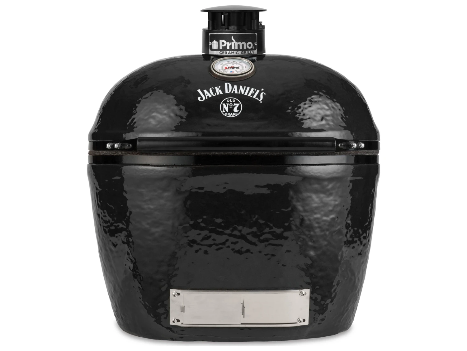 Primo Oval XL Jack Daniels Edition Charcoal Grill With Cypress Table 2 Primo Oval XL Jack Daniels Edition Charcoal Grill With Cypress Table - Image 2