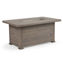 Watermark Living Riverside Aluminum 52''W X 32''D Rectangular Fire Pit Table With Lid -Patio Vibe Store PSFP013252RT4 zm