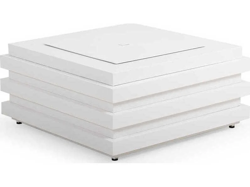 Watermark Living Covina Aluminum Square Fire Pit Table With Lid 4 Watermark Living Covina Aluminum Square Fire Pit Table With Lid - Image 4