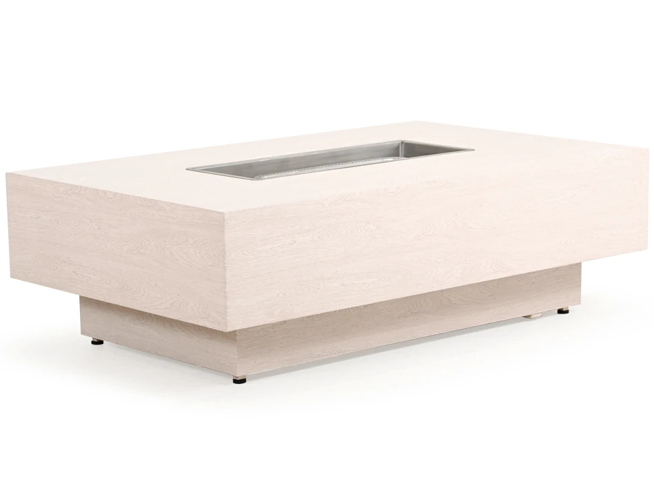 Watermark Living Safford Aluminum Rectangular Fire Pit Table 1 Watermark Living Safford Aluminum Rectangular Fire Pit Table