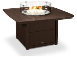 POLYWOOD® Nautical Recycled Plastic 42'' Square Fire Pit Table -Patio Vibe Store PWCTF42N5 zm