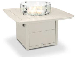 POLYWOOD® Nautical Recycled Plastic 42'' Square Fire Pit Table -Patio Vibe Store PWCTF42N6 zm