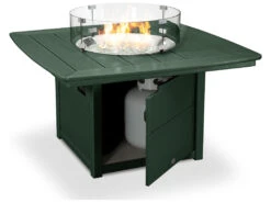 POLYWOOD® Nautical Recycled Plastic 42'' Square Fire Pit Table -Patio Vibe Store PWCTF42N9 zm