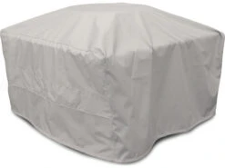 POLYWOOD® Recycled Plastic 42'' Square Fire Pit Table -Patio Vibe Store PWCTF42S15 zm