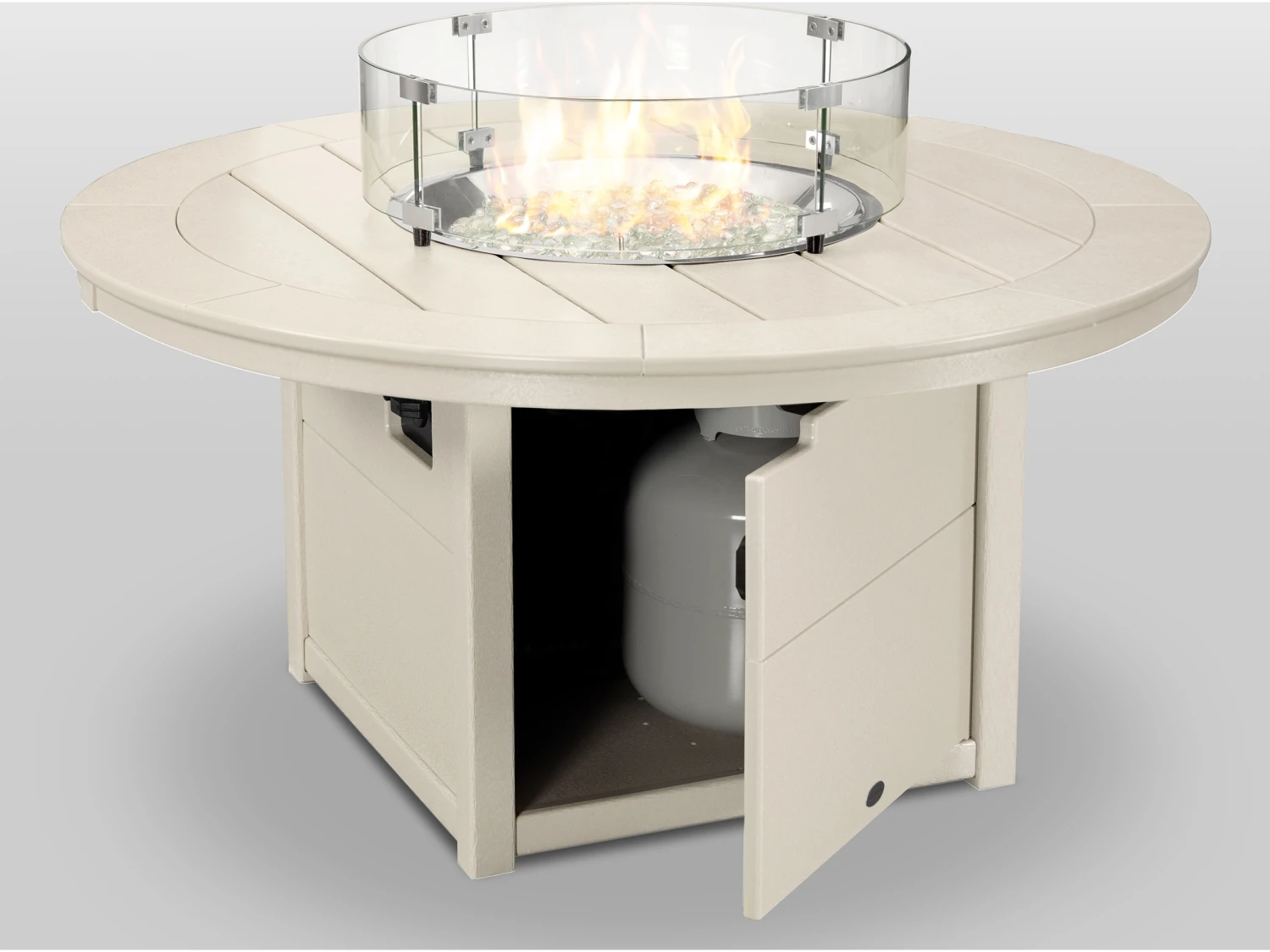 POLYWOOD® Recycled Plastic 48'' Round Fire Pit Table 12 POLYWOOD® Recycled Plastic 48'' Round Fire Pit Table - Image 12