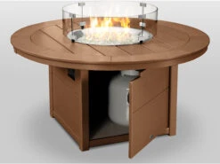 POLYWOOD® Recycled Plastic 48'' Round Fire Pit Table 29 POLYWOOD® Recycled Plastic 48'' Round Fire Pit Table -Patio Vibe Store PWCTF48R13 zm