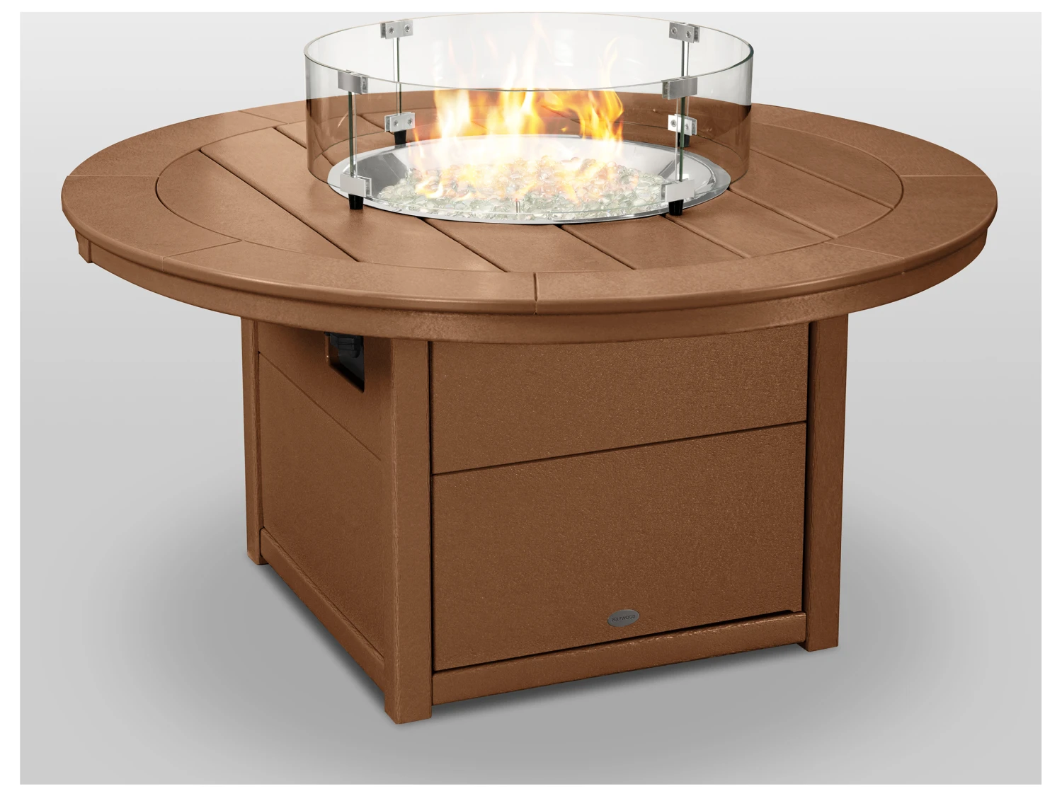 POLYWOOD® Recycled Plastic 48'' Round Fire Pit Table 6 POLYWOOD® Recycled Plastic 48'' Round Fire Pit Table - Image 6