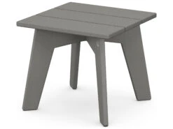 POLYWOOD® Riviera Modern Recycled Plastic 16.5'' Square Side Table -Patio Vibe Store PWCTMX173 zm