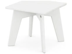 POLYWOOD® Riviera Modern Recycled Plastic 16.5'' Square Side Table -Patio Vibe Store PWCTMX177 zm