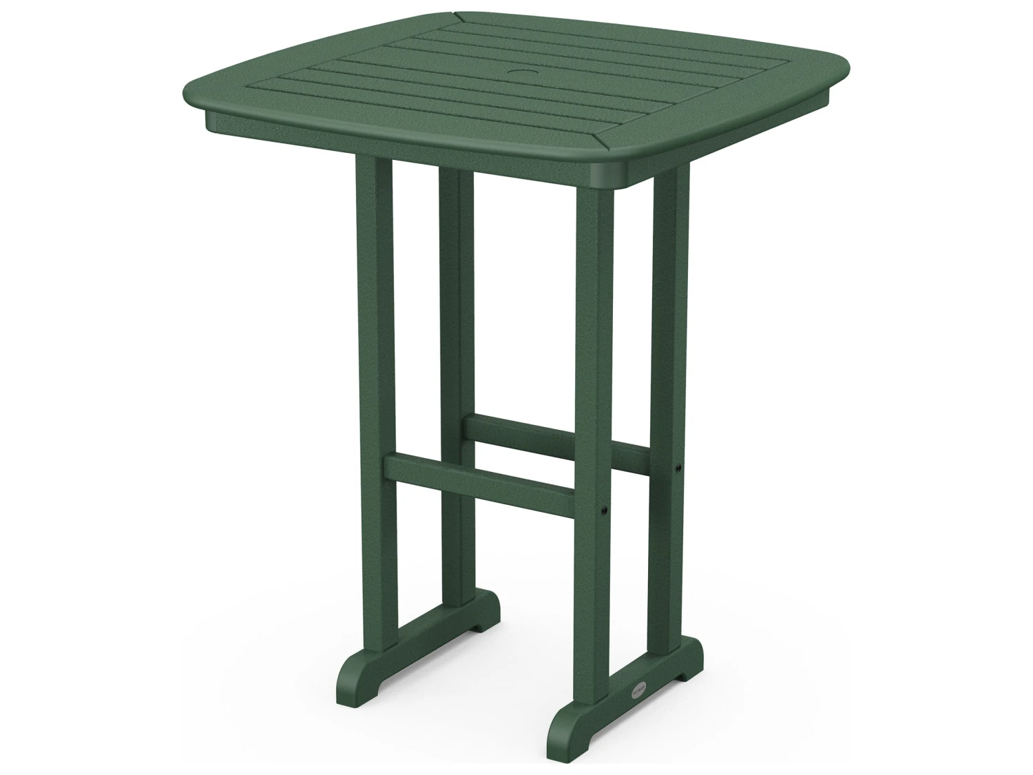 POLYWOOD® Nautical Recycled Plastic 31'' Square Counter Height Table 2 POLYWOOD® Nautical Recycled Plastic 31'' Square Counter Height Table - Image 2