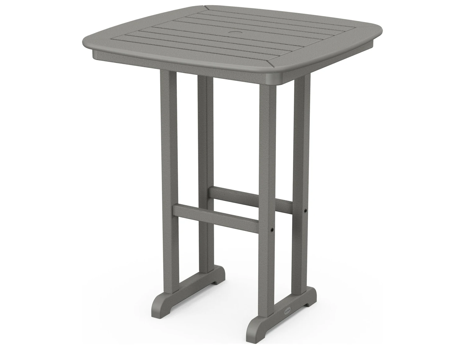 POLYWOOD® Nautical Recycled Plastic 31'' Square Counter Height Table 3 POLYWOOD® Nautical Recycled Plastic 31'' Square Counter Height Table - Image 3