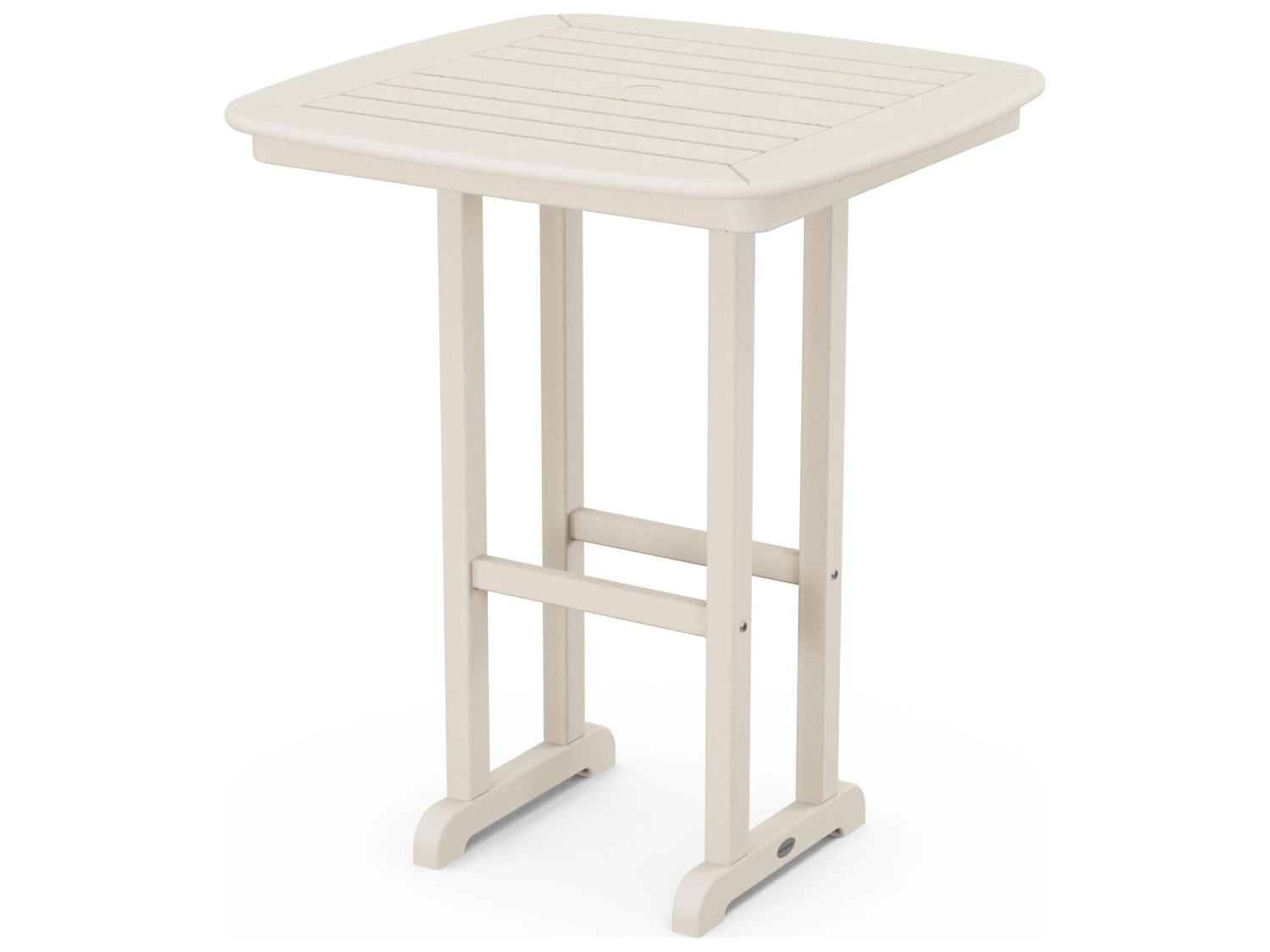 POLYWOOD® Nautical Recycled Plastic 31'' Square Counter Height Table 5 POLYWOOD® Nautical Recycled Plastic 31'' Square Counter Height Table - Image 5