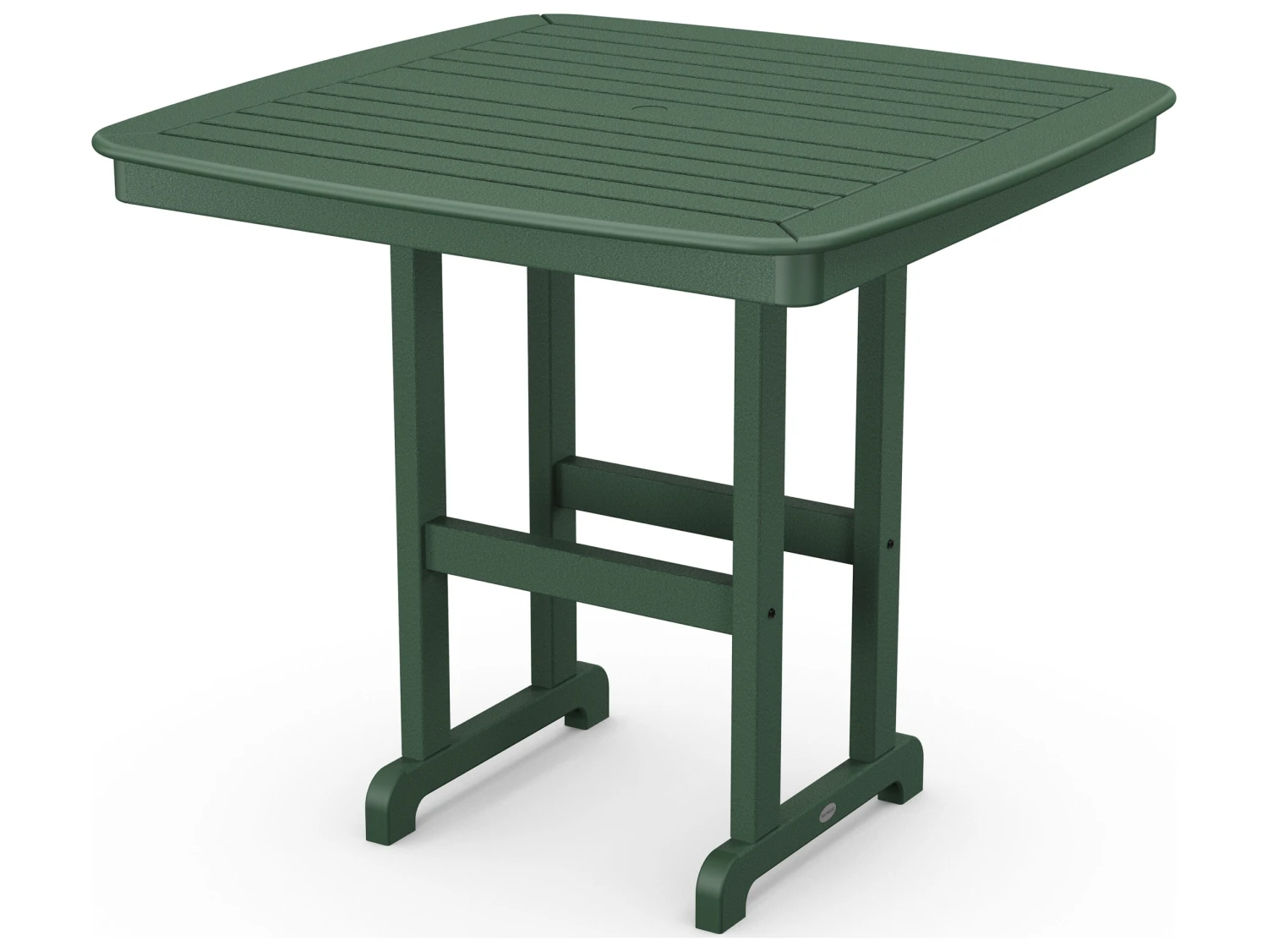 POLYWOOD® Nautical Recycled Plastic 44'' Square Counter Table 2 POLYWOOD® Nautical Recycled Plastic 44'' Square Counter Table - Image 2