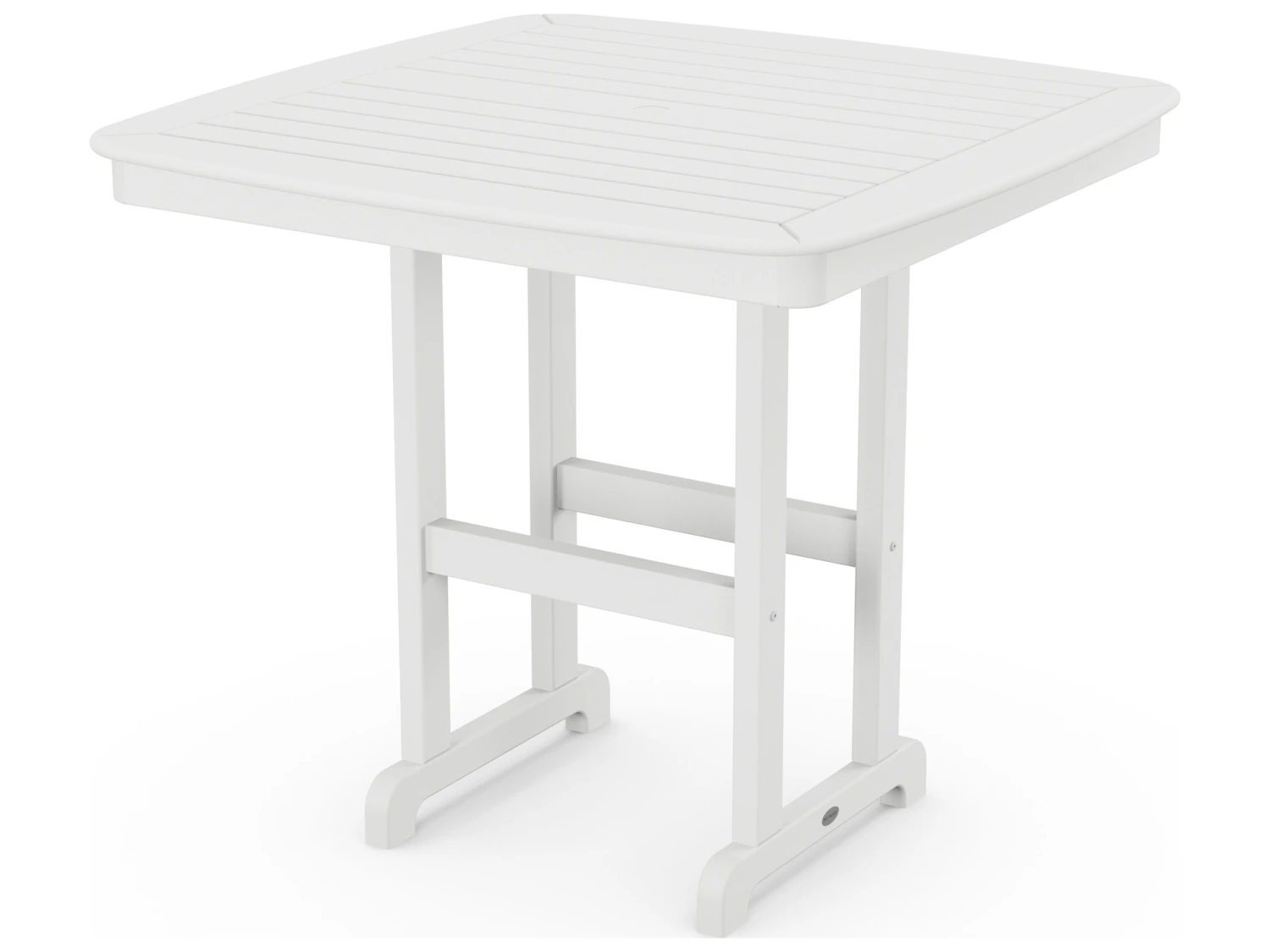 POLYWOOD® Nautical Recycled Plastic 44'' Square Counter Table 7 POLYWOOD® Nautical Recycled Plastic 44'' Square Counter Table - Image 7