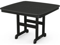 Patio Vibe Store 5 POLYWOOD® Nautical Recycled Plastic 44'' Square Dining Table