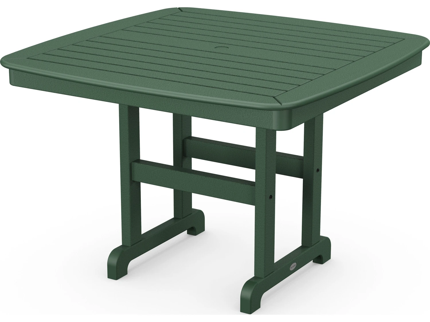POLYWOOD® Nautical Recycled Plastic 44'' Square Dining Table 2 POLYWOOD® Nautical Recycled Plastic 44'' Square Dining Table - Image 2