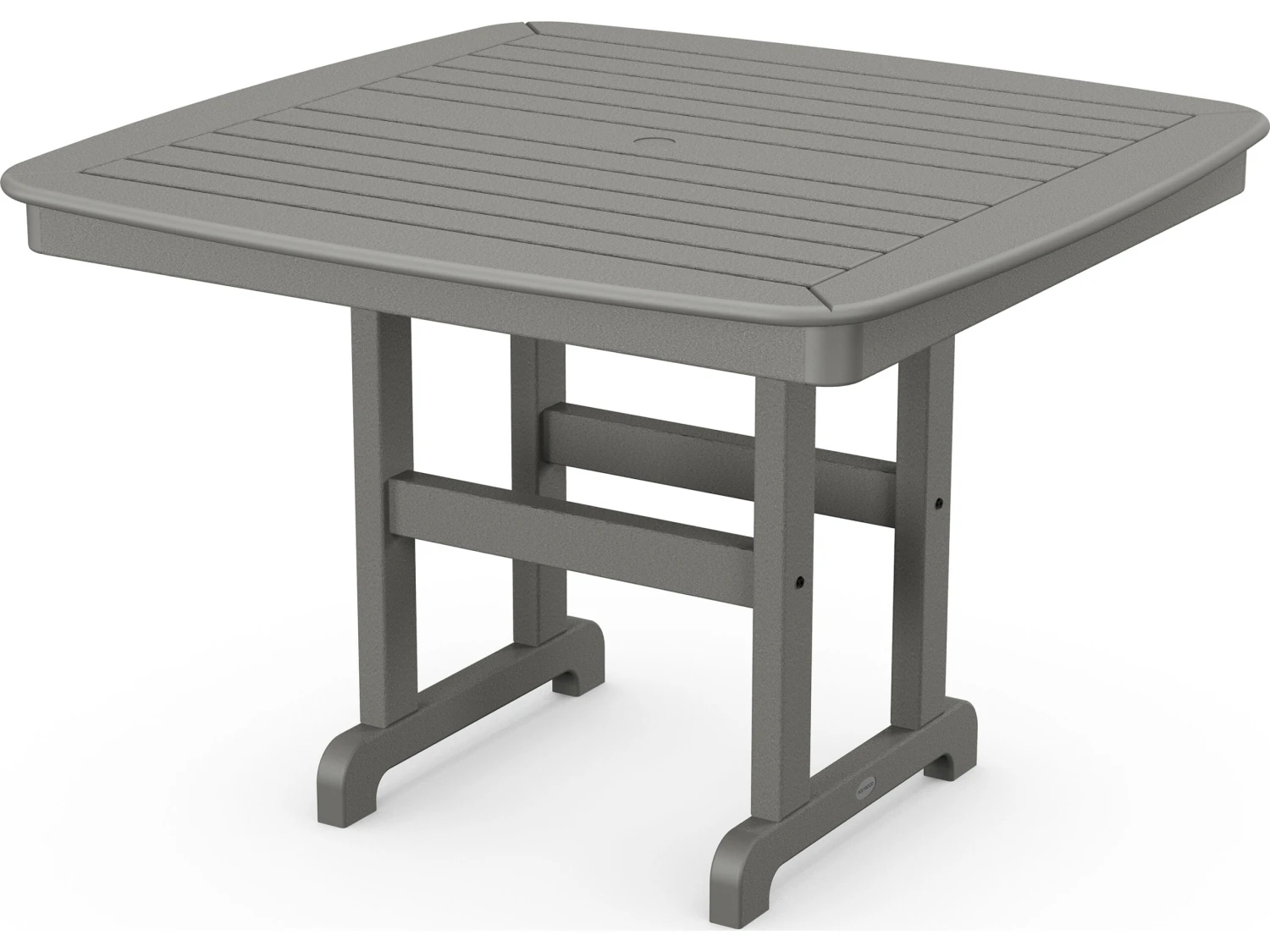 POLYWOOD® Nautical Recycled Plastic 44'' Square Dining Table 3 POLYWOOD® Nautical Recycled Plastic 44'' Square Dining Table - Image 3