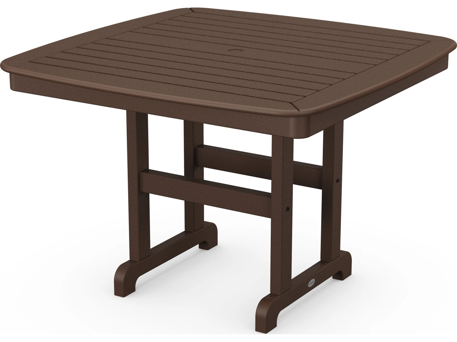 POLYWOOD® Nautical Recycled Plastic 44'' Square Dining Table 4 POLYWOOD® Nautical Recycled Plastic 44'' Square Dining Table - Image 4