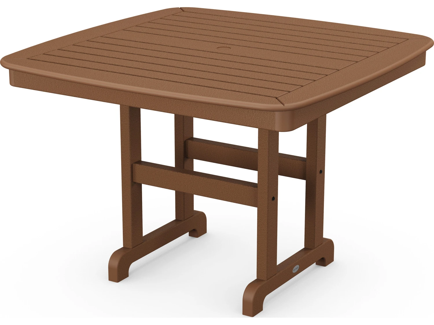 POLYWOOD® Nautical Recycled Plastic 44'' Square Dining Table 6 POLYWOOD® Nautical Recycled Plastic 44'' Square Dining Table - Image 6