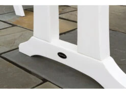 POLYWOOD® Nautical Recycled Plastic 73D X 38W Rectangular Dining Table With Umbrella Hole 33 POLYWOOD® Nautical Recycled Plastic 73D X 38W Rectangular Dining Table With Umbrella Hole -Patio Vibe Store PWPL83T2L112 zm