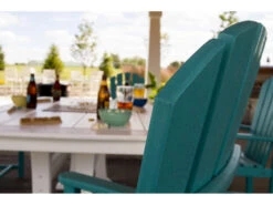 POLYWOOD® Nautical Recycled Plastic 73D X 38W Rectangular Dining Table With Umbrella Hole 39 POLYWOOD® Nautical Recycled Plastic 73D X 38W Rectangular Dining Table With Umbrella Hole -Patio Vibe Store PWPL83T2L118 zm