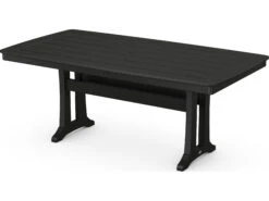 POLYWOOD® Nautical Recycled Plastic 73D X 38W Rectangular Dining Table With Umbrella Hole 22 POLYWOOD® Nautical Recycled Plastic 73D X 38W Rectangular Dining Table With Umbrella Hole -Patio Vibe Store PWPL83T2L11 zm