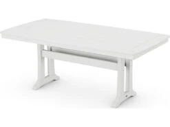 POLYWOOD® Nautical Recycled Plastic 73D X 38W Rectangular Dining Table With Umbrella Hole 28 POLYWOOD® Nautical Recycled Plastic 73D X 38W Rectangular Dining Table With Umbrella Hole -Patio Vibe Store PWPL83T2L17 zm