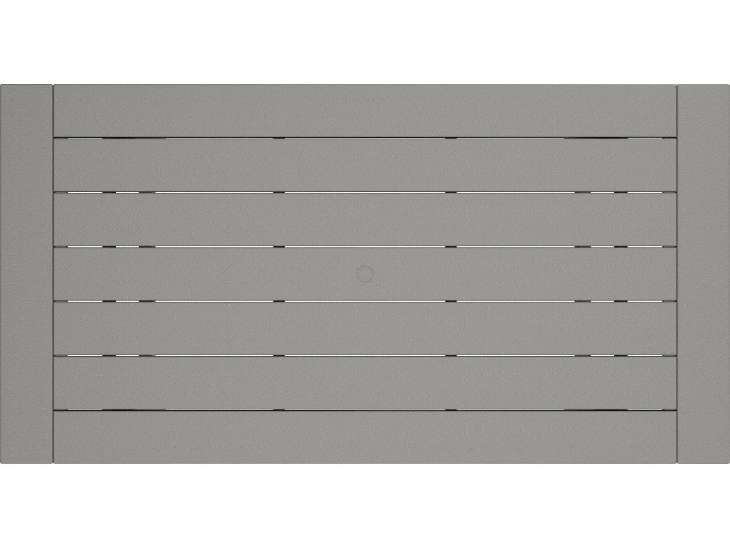 POLYWOOD® Rustic Farmhouse Recycled Trestle 75''W X 39''D Rectangular Dining Table With Umbrella Hole 8 POLYWOOD® Rustic Farmhouse Recycled Trestle 75''W X 39''D Rectangular Dining Table With Umbrella Hole - Image 8